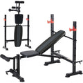 650LBS Foldable Weight Bench With Rack