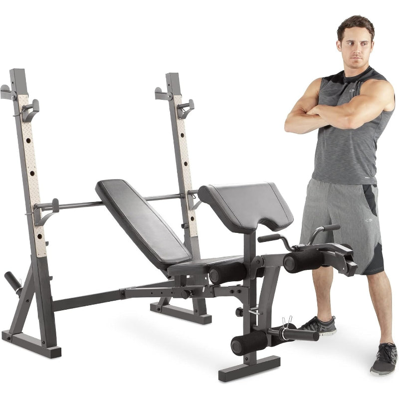 Olympic Weight Bench With Preacher Curl Pad