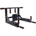 Wall‑Mount Pull‑Up Bar Dip Station Set