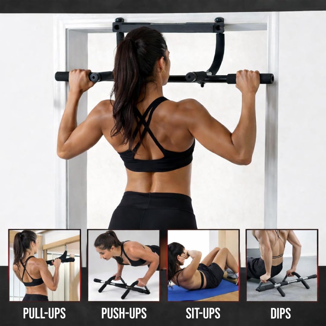 Doorway Multifunctional Pull‑Up Bar Set