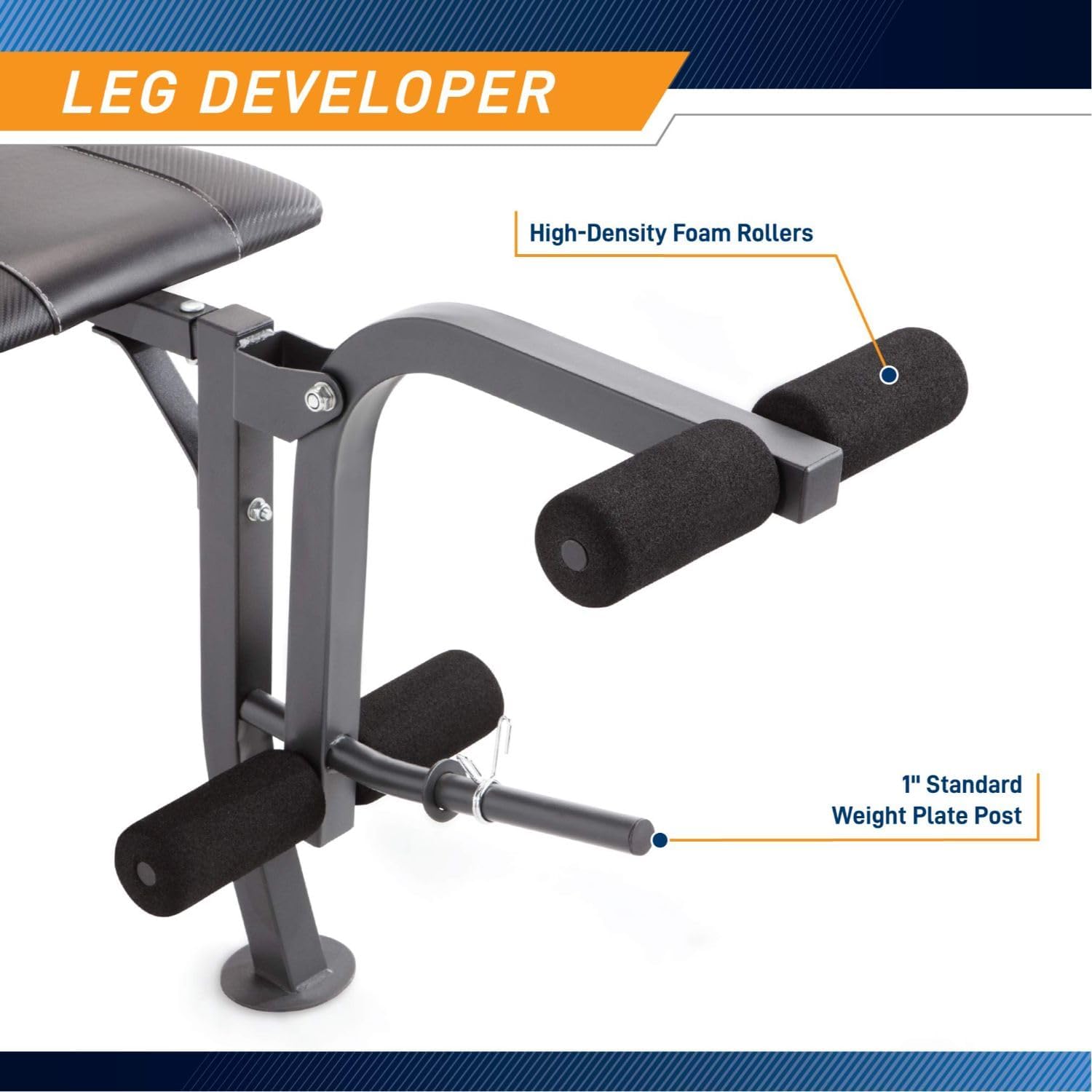 Standard Weight Bench With Vinyl‑Coated Set