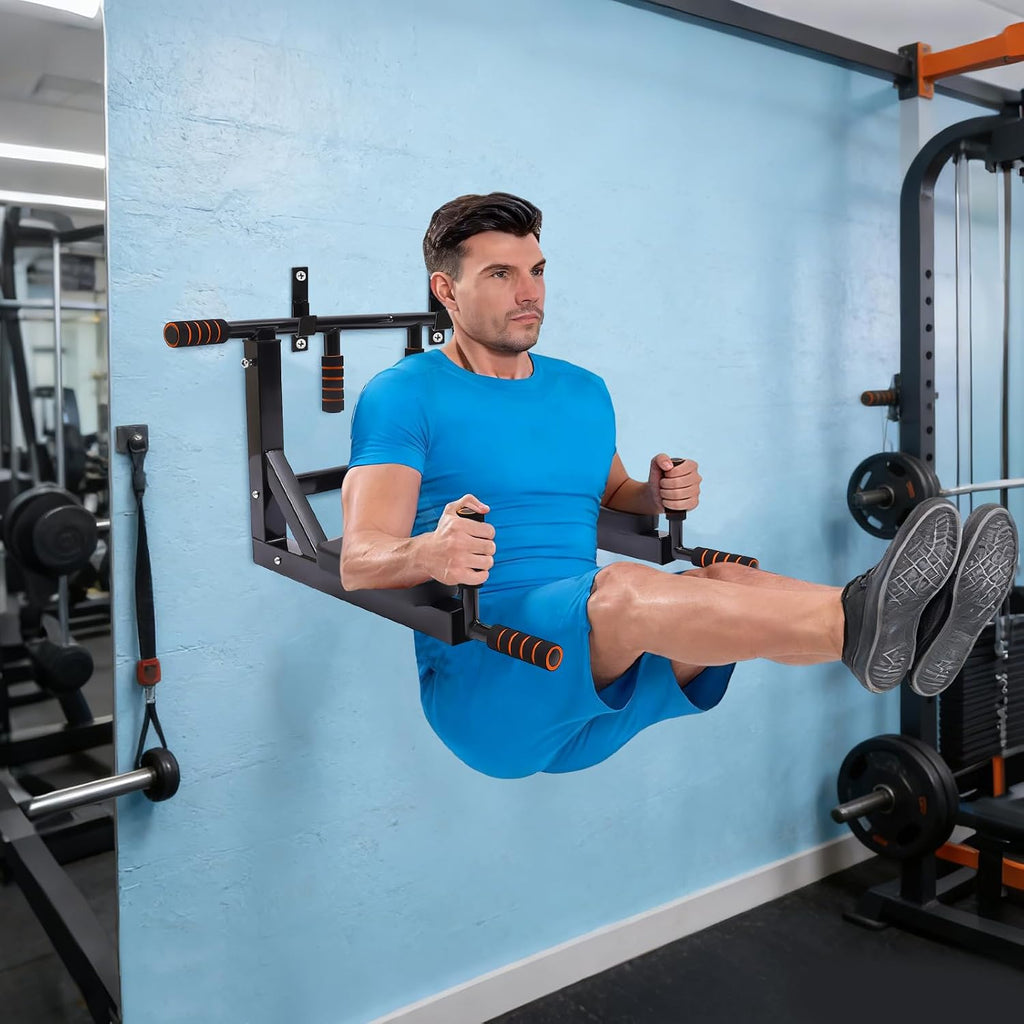 Heavy‑Duty Wall‑Mount Pull‑Up Bar Station