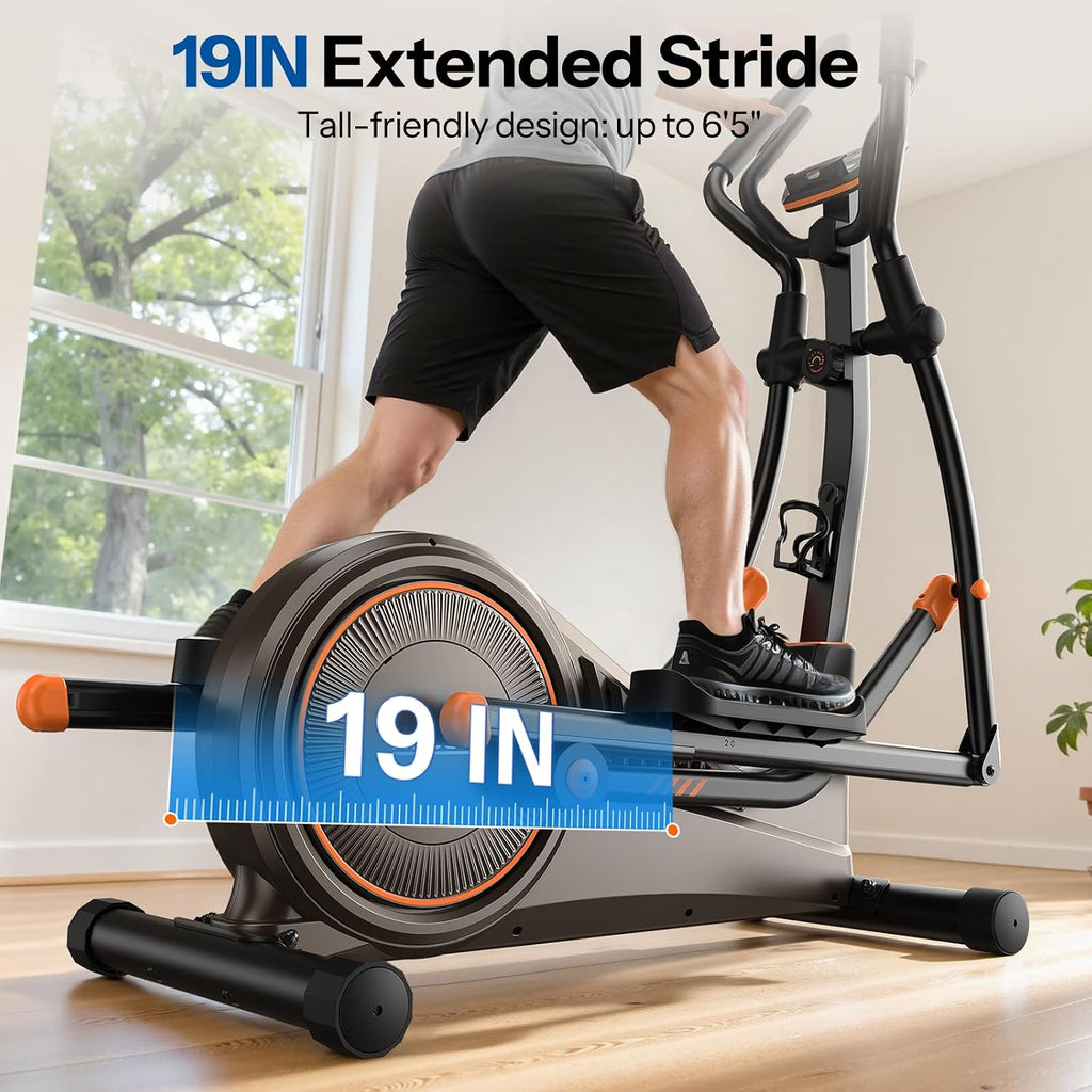 Long‑Stride Home Elliptical Machine