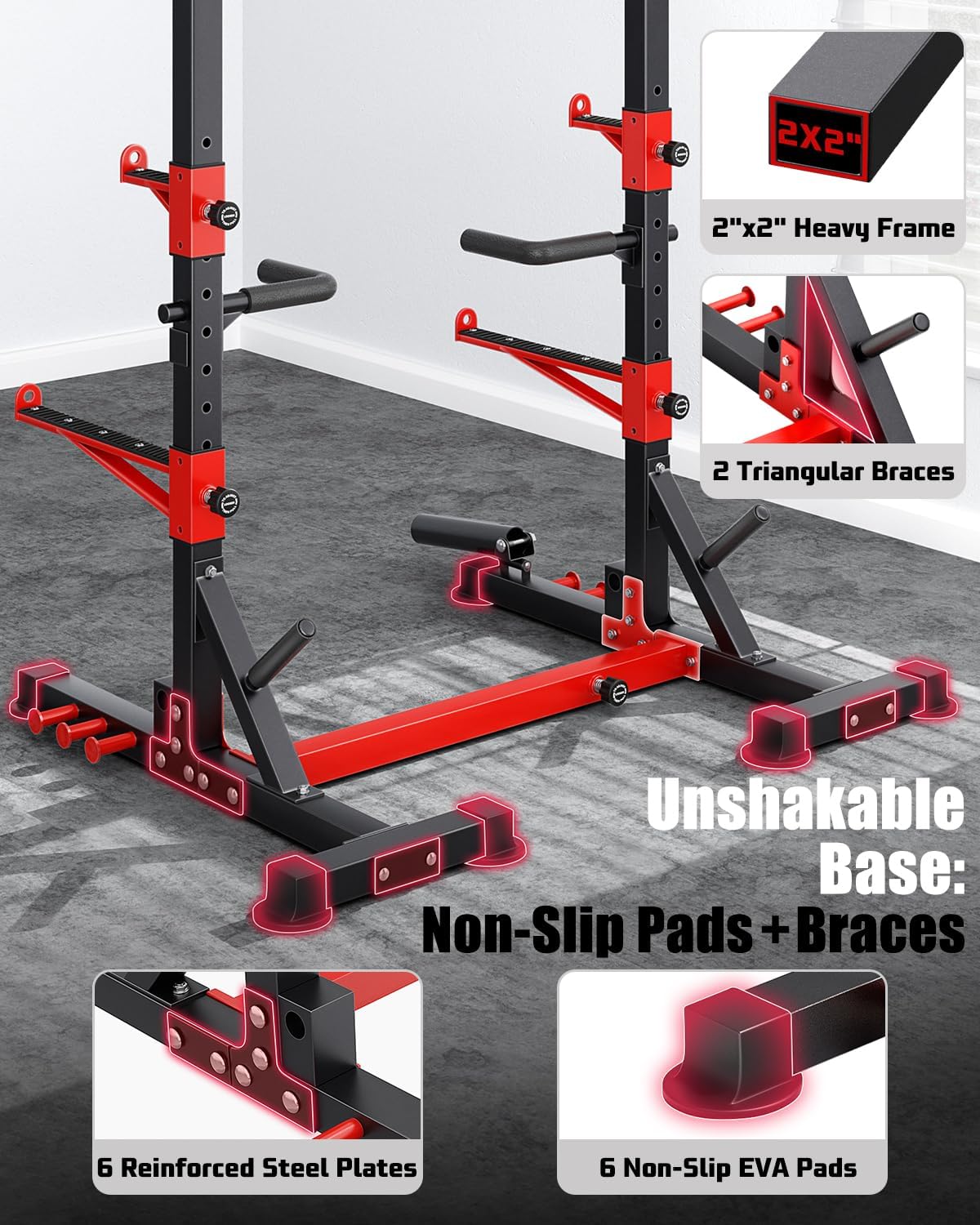 Smith Machine Squat Rack Power Cage Combo