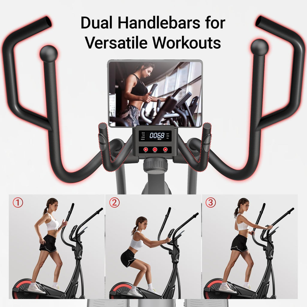 Silent Magnetic Home Elliptical Exercise Machine