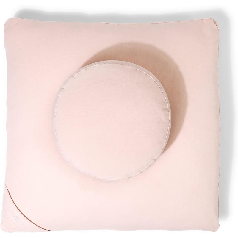 Organic Buckwheat Zafu Zabuton Cushion Set