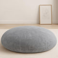 Large Grey Adult Meditation Floor Pillow Cushion