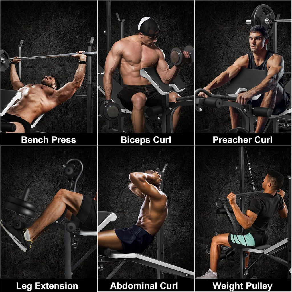 Adjustable Olympic Home Gym Weight Bench