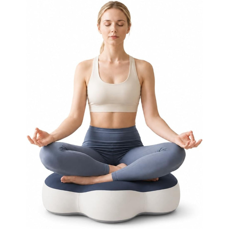 Ergonomic Memory‑Foam Yoga Floor Cushion