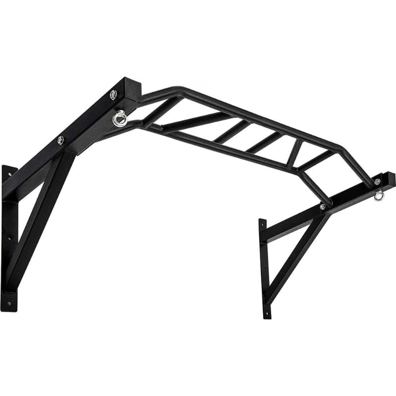 Wall‑Mount Pull‑Up Bar Dip Station Combo