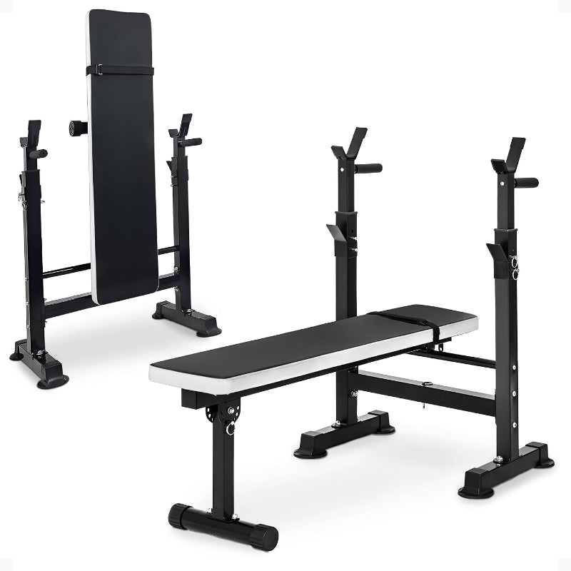 Adjustable Olympic Bench With Squat Rack